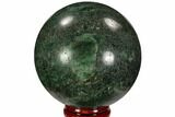 Polished Fuchsite Sphere - Madagascar #104236-1